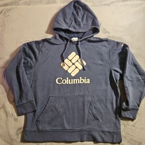 Columbia Men's Navy Hoodie with Logo